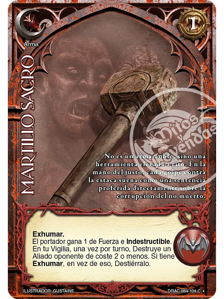 Martillo Sacro (Drácula - Cortesana Foil) 1