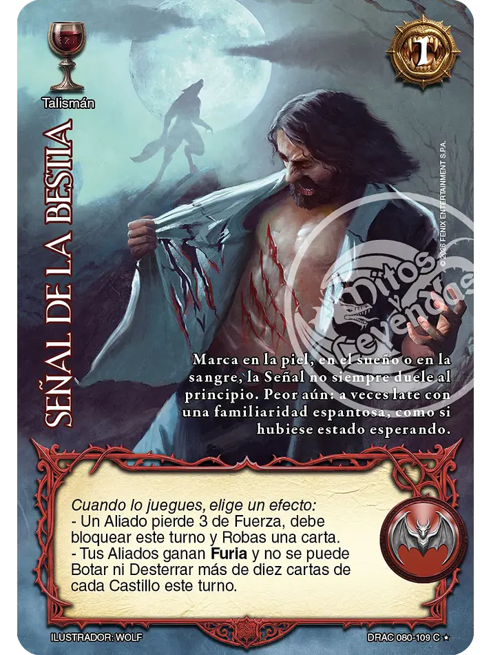 Señal de la Bestia (Drácula - Cortesana Foil) 1