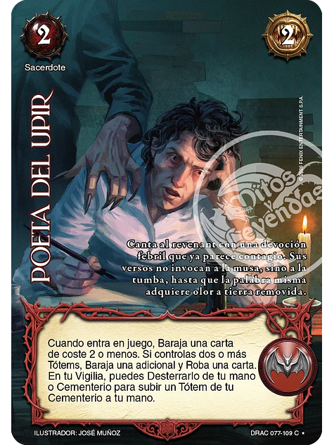 Poeta del Upir (Drácula - Cortesana Foil) 1