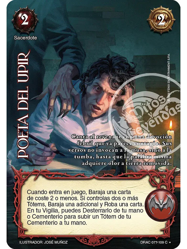 Poeta del Upir (Drácula - Cortesana Foil) 1