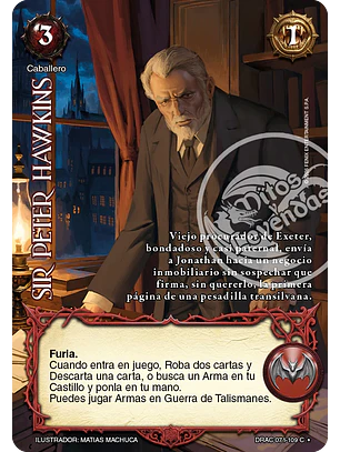 Sir Peter Hawkins (Drácula - Cortesana Foil)