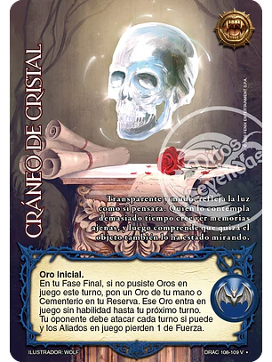 Cráneo de Cristal (Drácula - Vasallo)