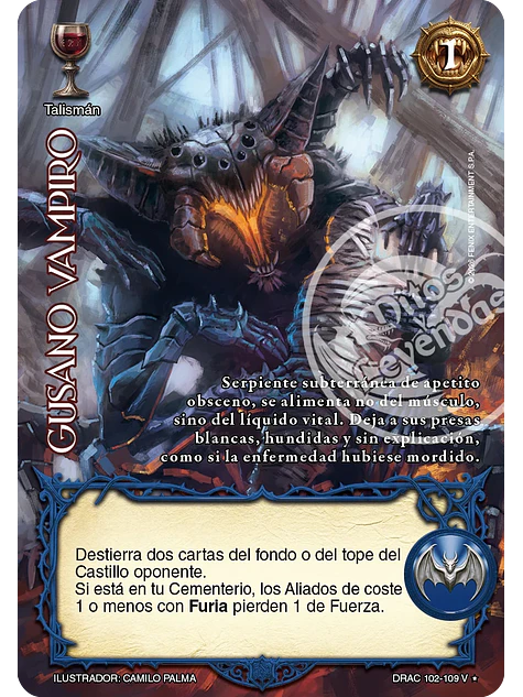 Gusano Vampiro (Drácula - Vasallo) 1