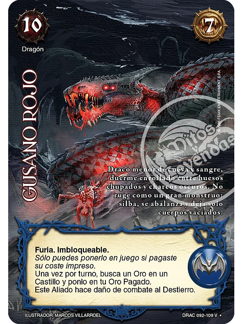 Gusano Rojo (Drácula - Vasallo) 1