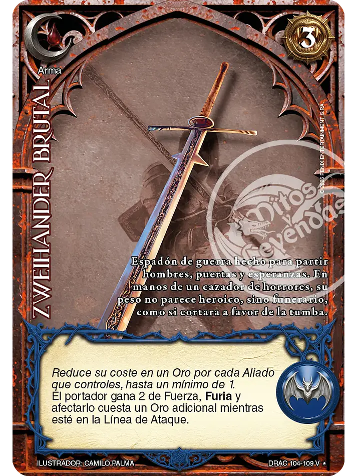 Zweihander Brutal (Drácula - Vasallo) 1