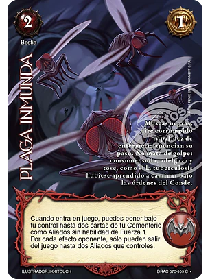 Plaga Inmunda (Drácula - Cortesano)