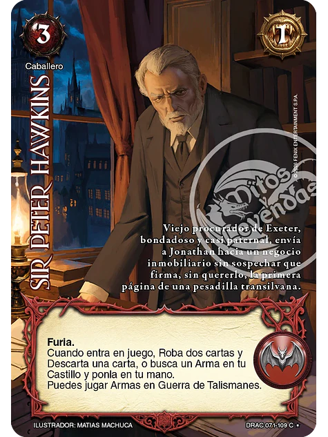Sir Peter Hawkins (Drácula - Cortesano) 1