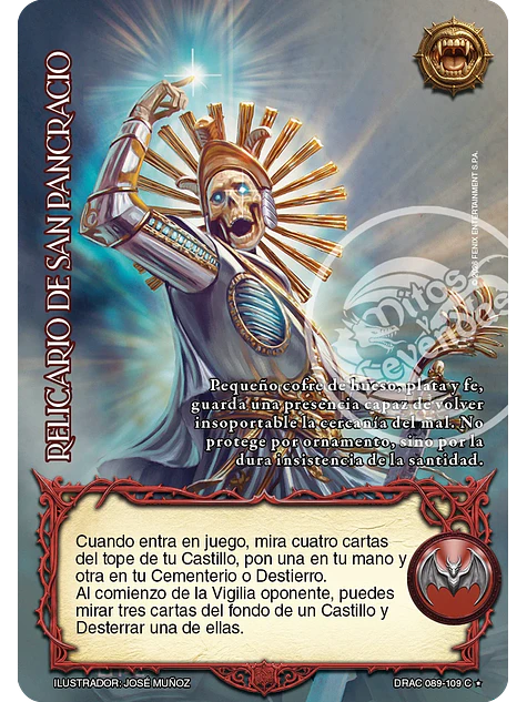 Relicario de San Pancracio (Drácula - Cortesano) 1