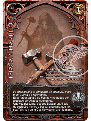 Estaca y Martillo (Drácula - Ultra Real)