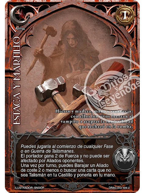 Estaca y Martillo (Drácula - Ultra Real) 1