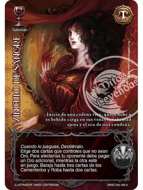 Vínculo de Sangre (Drácula - Ultra Real) 1