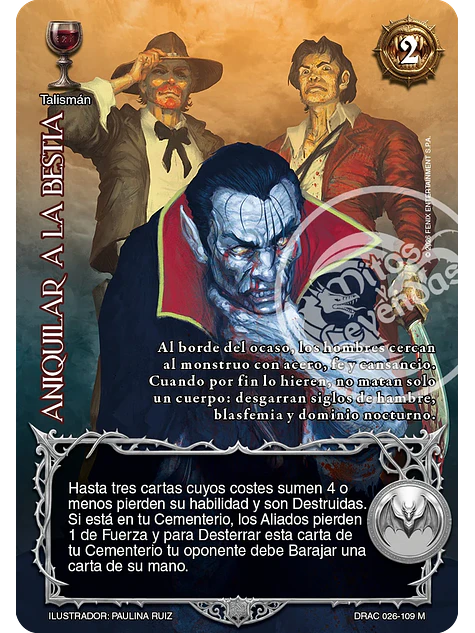 Aniquilar a la Bestia (Drácula - Mega Real) 1
