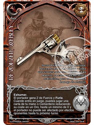 Revólver Webley (Drácula - Mega Real)