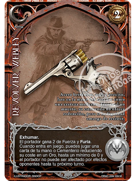 Revólver Webley (Drácula - Mega Real) 1