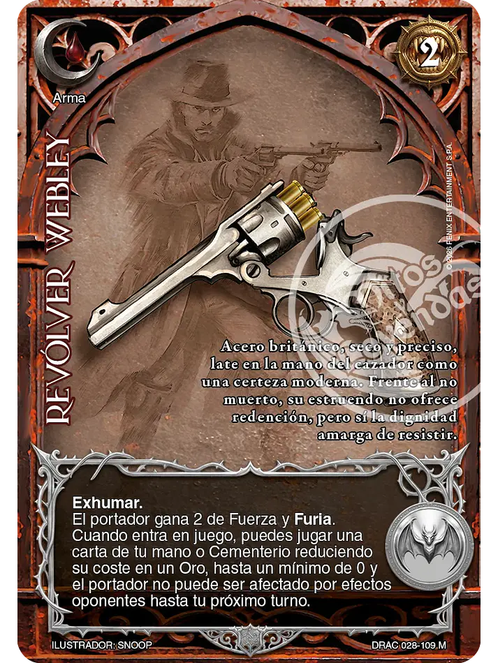 Revólver Webley (Drácula - Mega Real) 1
