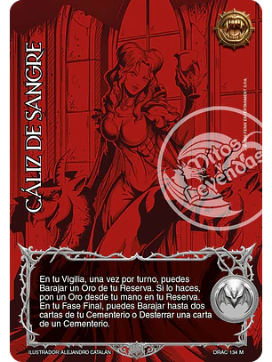 Cáliz de Sangre (Drácula - Mega Real)