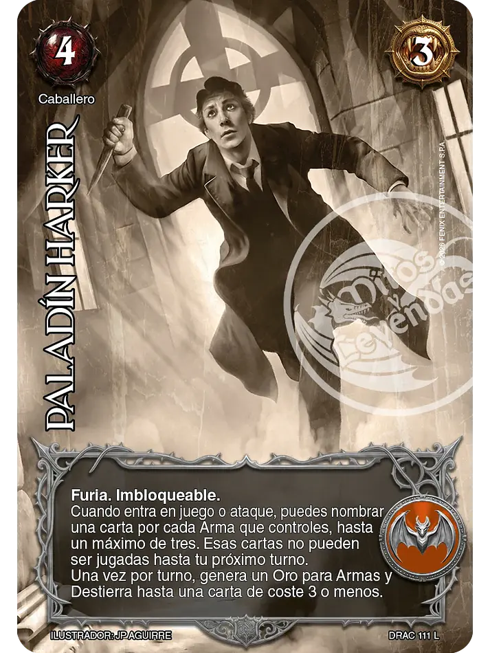 Paladín Harker (Drácula - Legendaria) 1