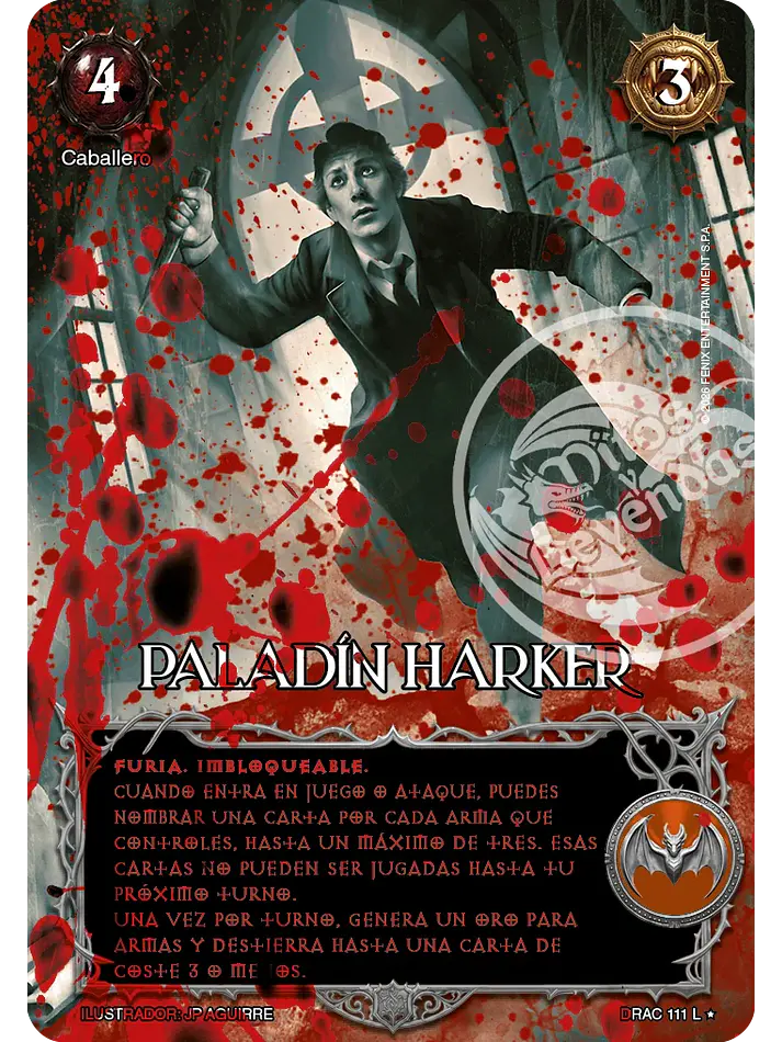 Paladín Harker (Drácula - Legendaria Alternativa) 1