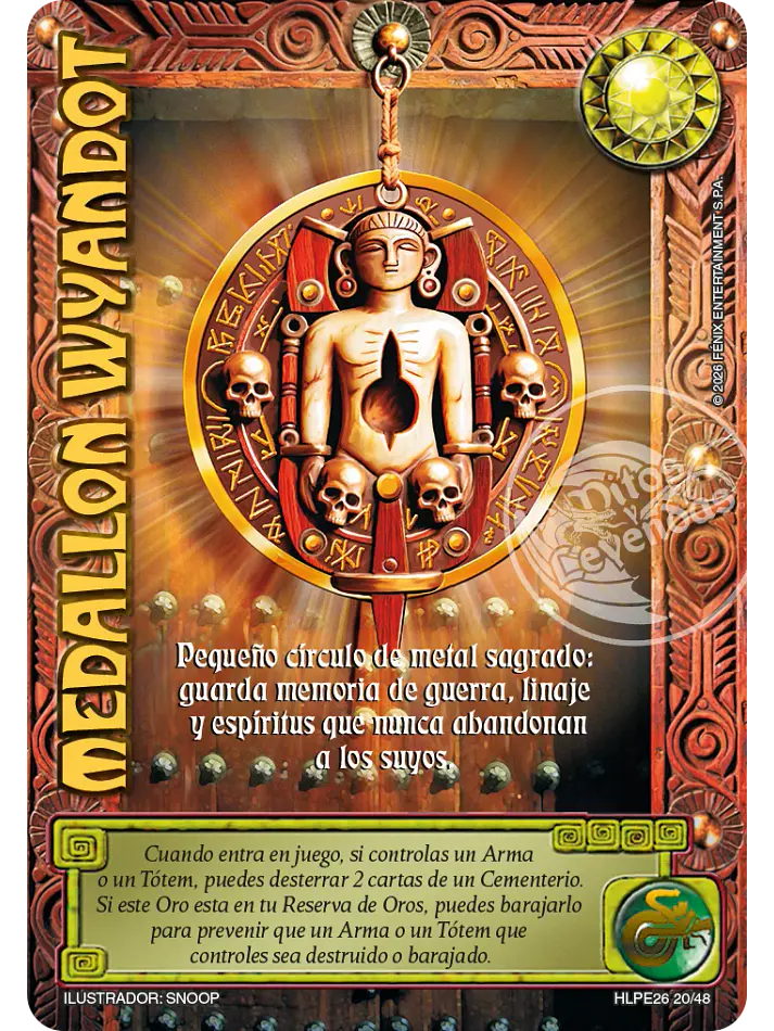 Medallón Wyandot (HLPE26 - Tinieblas) 1