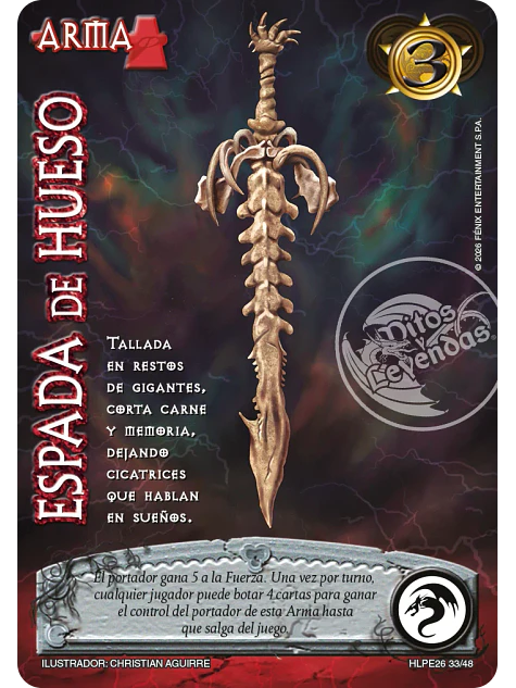 Espada de Hueso (HLPE26 - Abismo) 1