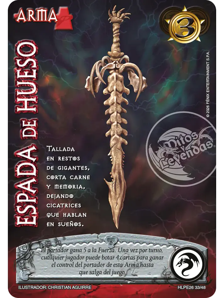 Espada de Hueso (HLPE26 - Abismo) 1