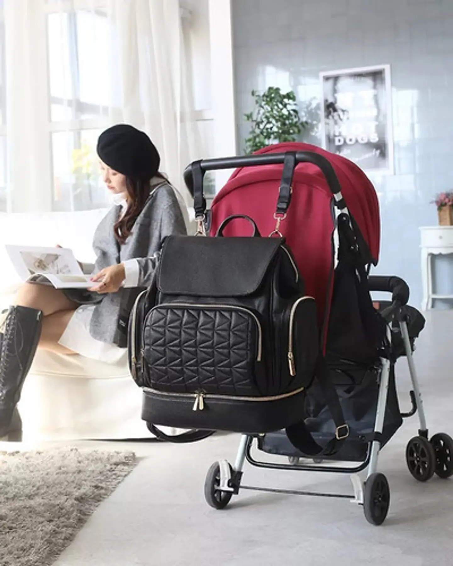 Black is back | Mochila Maternal 1