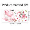 Cisne romántico rosado | Vinilo sticker pared