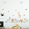 Animales en la Selva 2 x (90x30cm) | Vinilo sticker pared