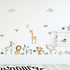 Animales en la Selva 2 x (90x30cm) | Vinilo sticker pared
