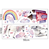 Unicornios mágicos 2 x (90x30cm) | Vinilo sticker pared