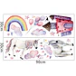 Mural Acuarela unicornios | Sticker de Pared Infantil - Miniatura 7