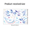 Unicornios azules 2 x (90x30cm) | Vinilo sticker pared