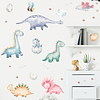 Dinosaurios bebes 2 x (90x30cm) | Vinilo sticker pared