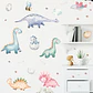 Dinosaurios bebes 2 x (90x30cm) | Vinilo sticker pared - Miniatura 2