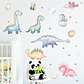 Dinosaurios bebes 2 x (90x30cm) | Vinilo sticker pared - Miniatura 1