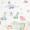 Dinosaurios bebes 2 x (90x30cm) | Vinilo sticker pared