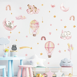 Dulces sueños Baby  girl Vinilo Sticker Pared