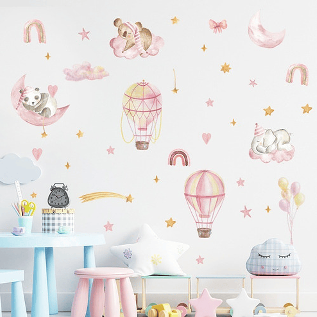 Dulces sueños Baby  girl Vinilo Sticker Pared