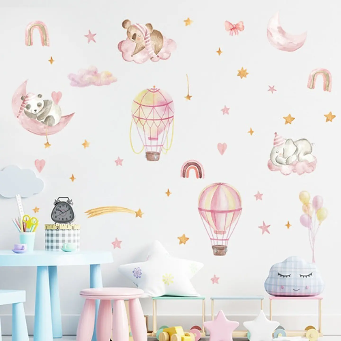 Dulces sueños Baby  girl Vinilo Sticker Pared 1