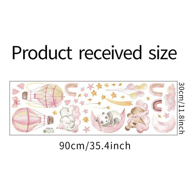 Dulces sueños Baby  girl Vinilo Sticker Pared