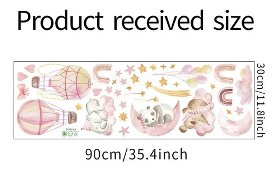 Dulces sueños Baby  girl Vinilo Sticker Pared 3