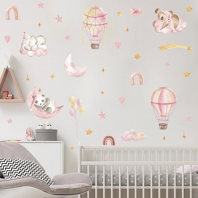 Dulces sueños Baby  girl Vinilo Sticker Pared