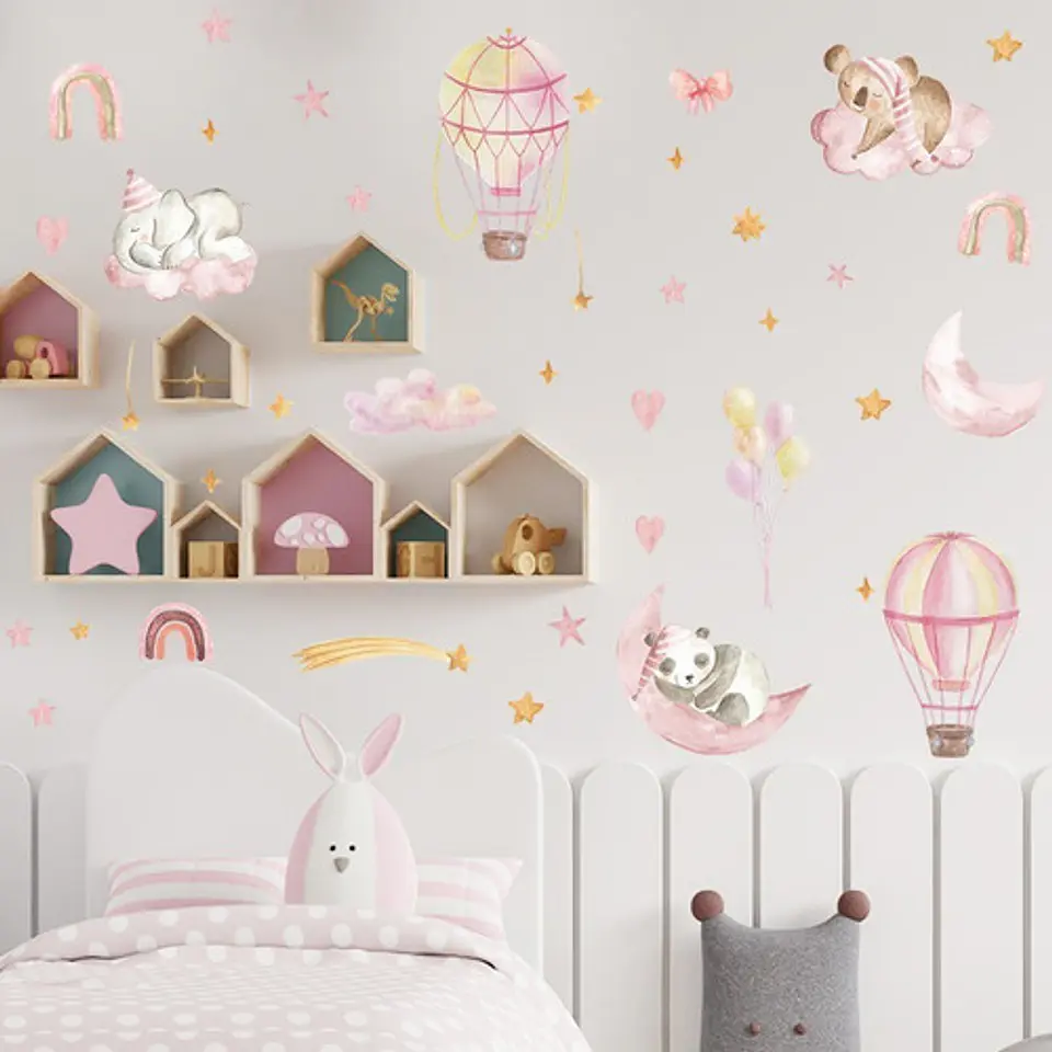 Dulces sueños Baby  girl Vinilo Sticker Pared 5