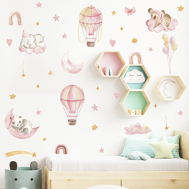 Dulces sueños Baby girl Vinilo Sticker Pared