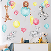 Animales bebés y globos | Vinilo sticker pared 