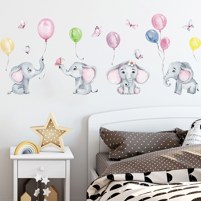 Elfantes Fantes | Vinilo sticker pared