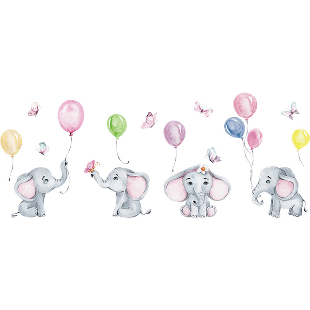 Elfantes Fantes | Vinilo sticker pared