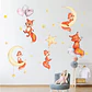 Zorritos Soñadores | Lámina Vinilo Decorativa Infantil 90 × 30 cm - Miniatura 1