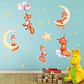 Zorritos Soñadores | Lámina Vinilo Decorativa Infantil 90 × 30 cm - Miniatura 5