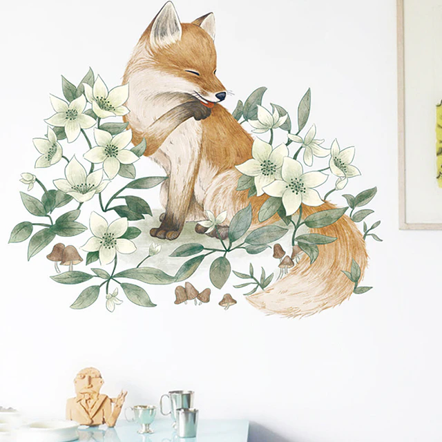 La Zorra enamorada | Vinilo sticker pared